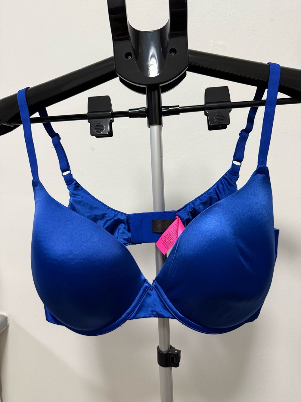 La Senza Royal Blue Satin Bra – 38DD